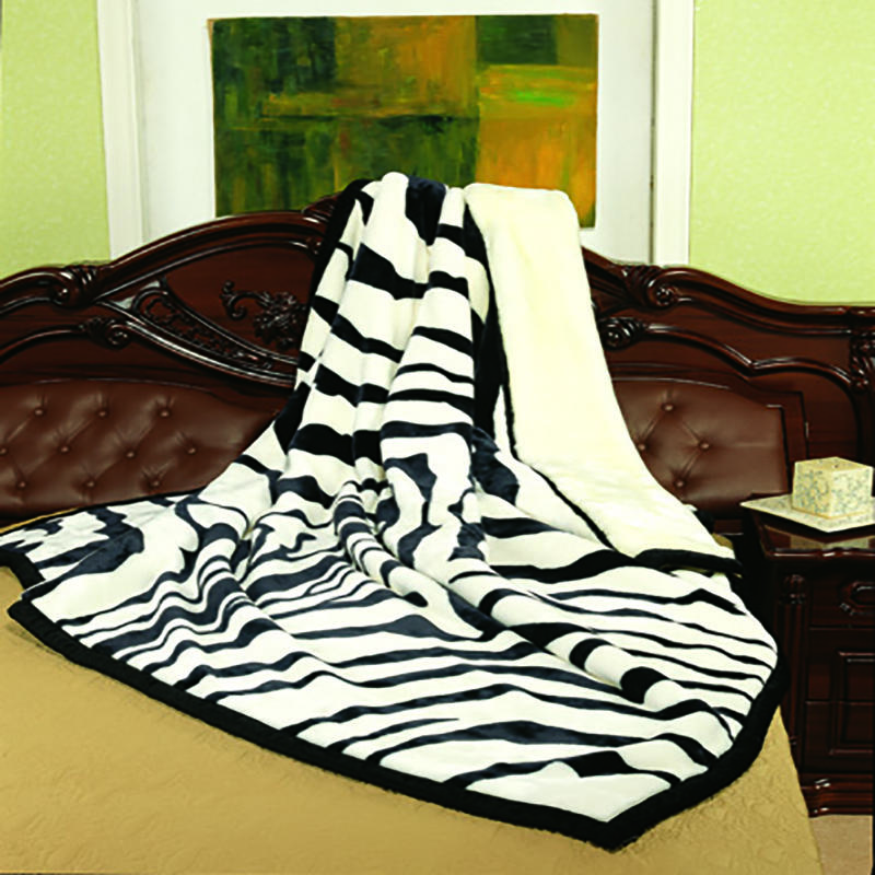 卡斯特羅斑馬紋毛毯